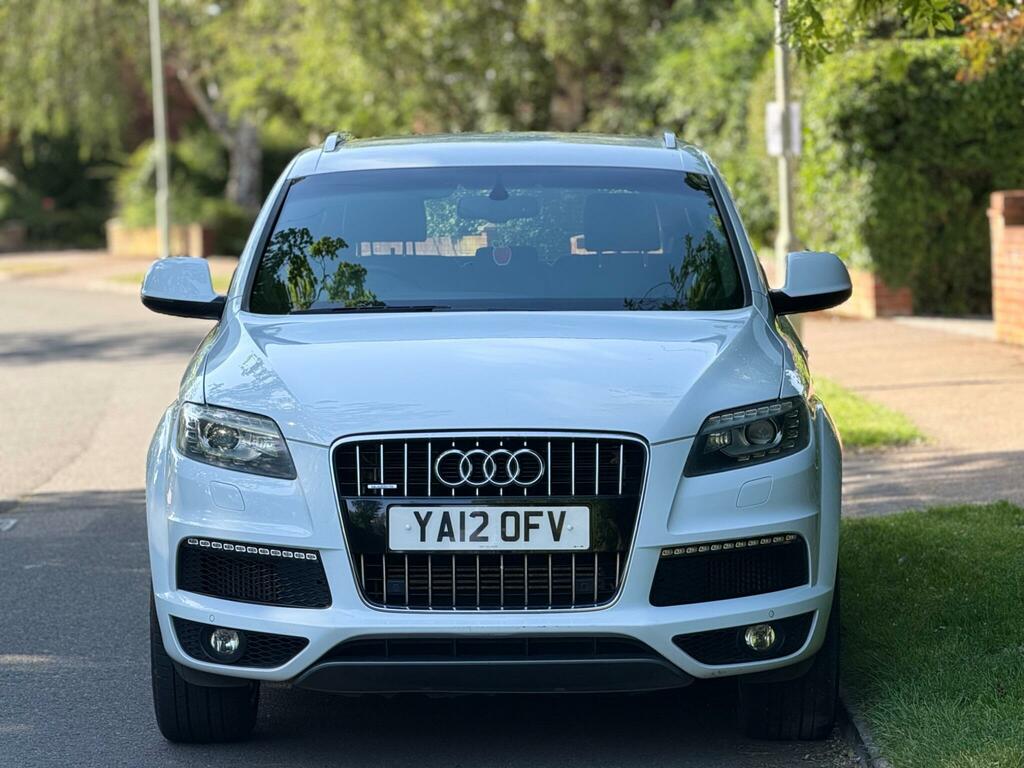 Audi Q7 3.0 Tdi V6 S Line Tiptronic Quattro Euro 5 Ss 5 YA12OFV White #2