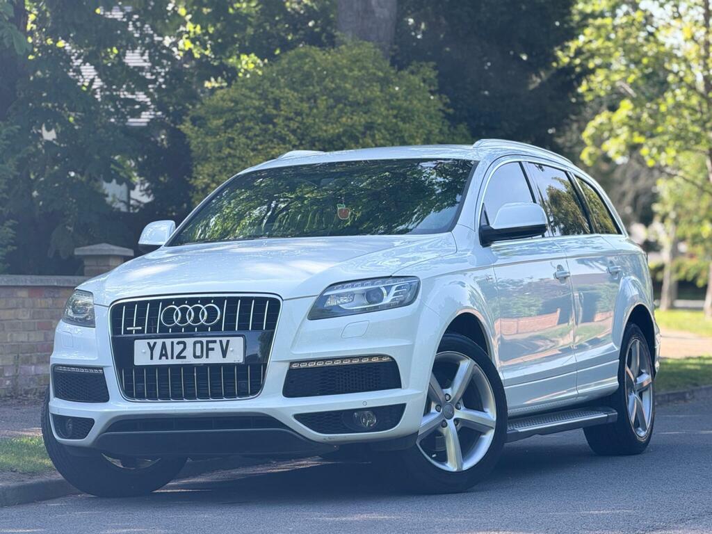 Audi Q7 3.0 Tdi V6 S Line Tiptronic Quattro Euro 5 Ss 5 YA12OFV White #4
