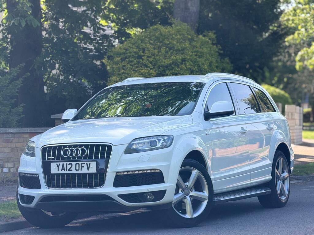 Audi Q7 3.0 Tdi V6 S Line Tiptronic Quattro Euro 5 Ss 5 YA12OFV White #3