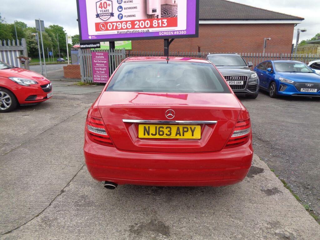 Mercedes-Benz C Class Saloon 2.1 C200 Cdi Executive Se Euro 5 Ss NJ63APY Red #3
