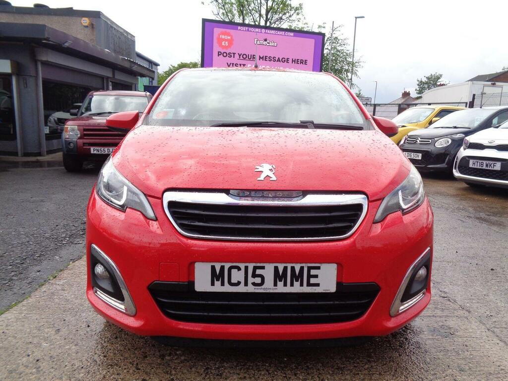 Peugeot 108 Hatchback 1.2 Puretech Allure Euro 6 201515 MC15MME Red #4