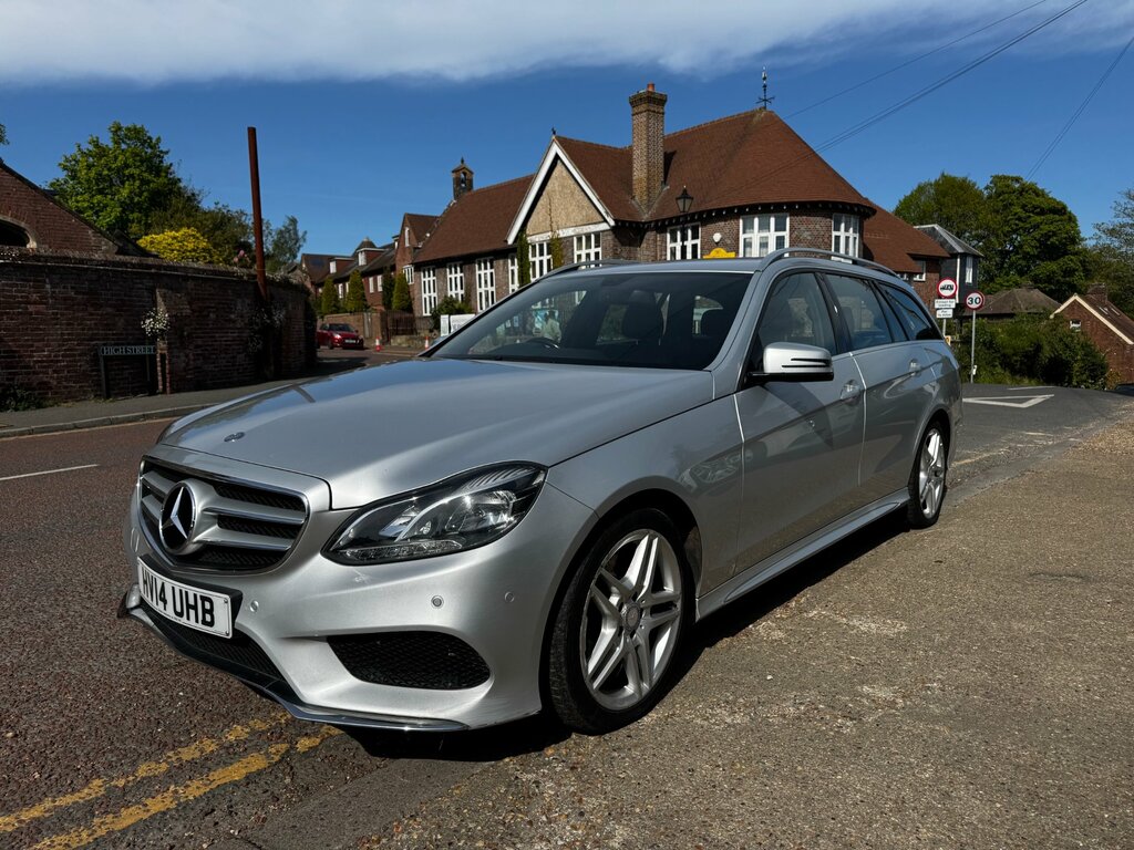 Mercedes-Benz E Class 2.1 E250 Cdi Amg Sport Estate G-tronic HV14UHB Silver #3