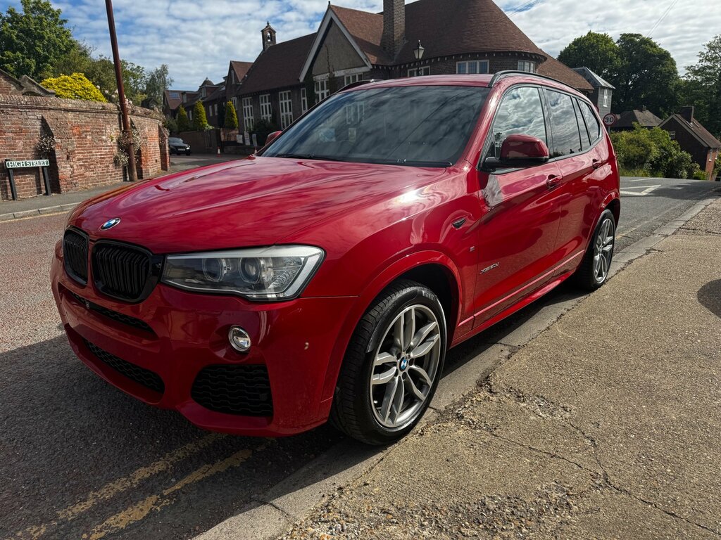 BMW X3 2.0 20D M Sport Suv Xdrive Euro 6 FE65ZVU Red #3