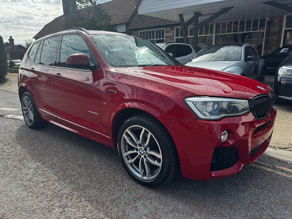 BMW X3 2.0 20D M Sport Suv Xdrive Euro 6 Red