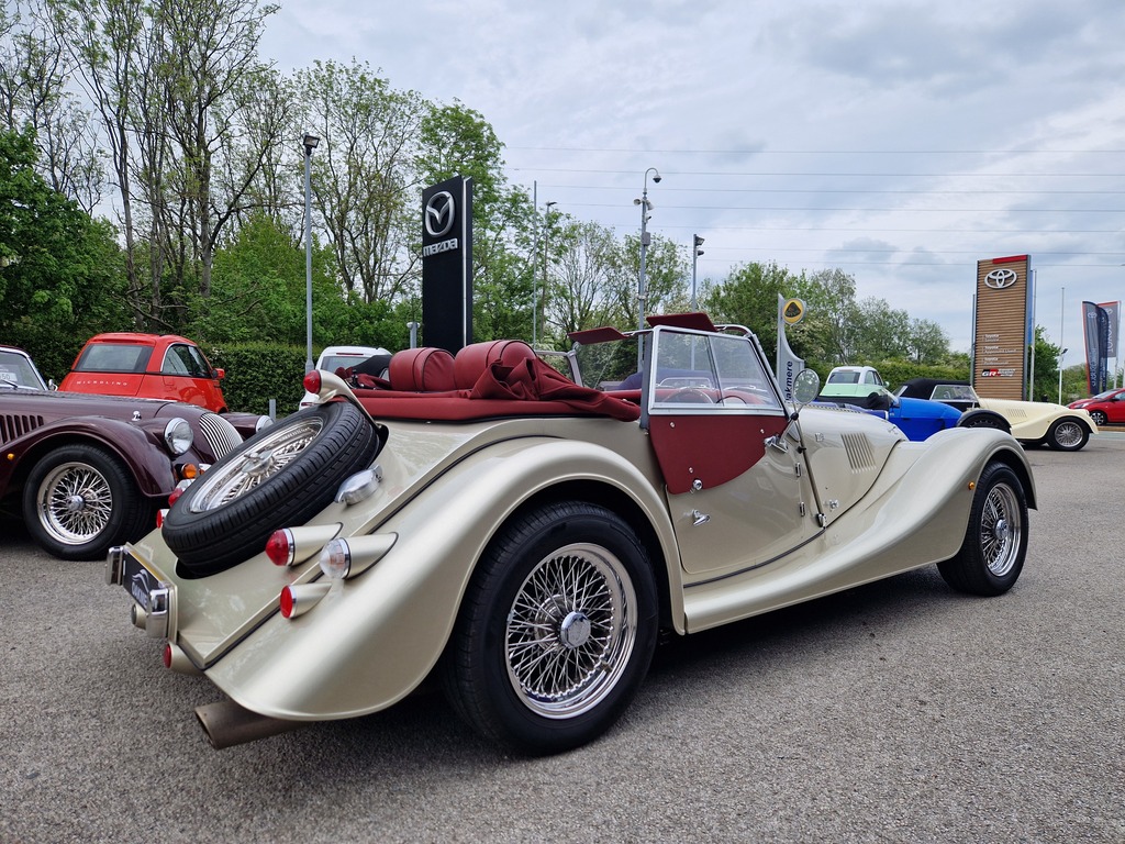 Morgan Plus Four Convertible Gold #6
