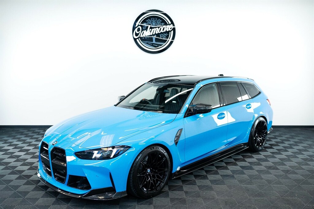 BMW M3 Estate PJ25OGM Blue #2