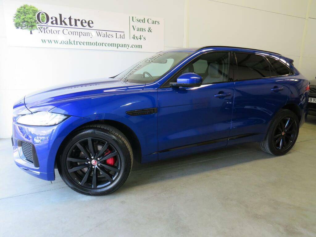 Jaguar F-Pace 3.0 D300 V6 S Awd Euro 6 Ss OE19TZU Blue #3