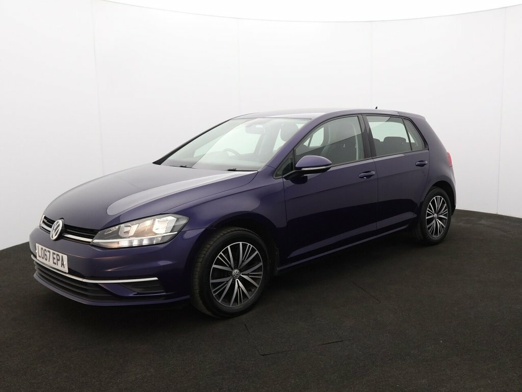 Volkswagen Golf 1L Se Nav LO67EPA Blue #3