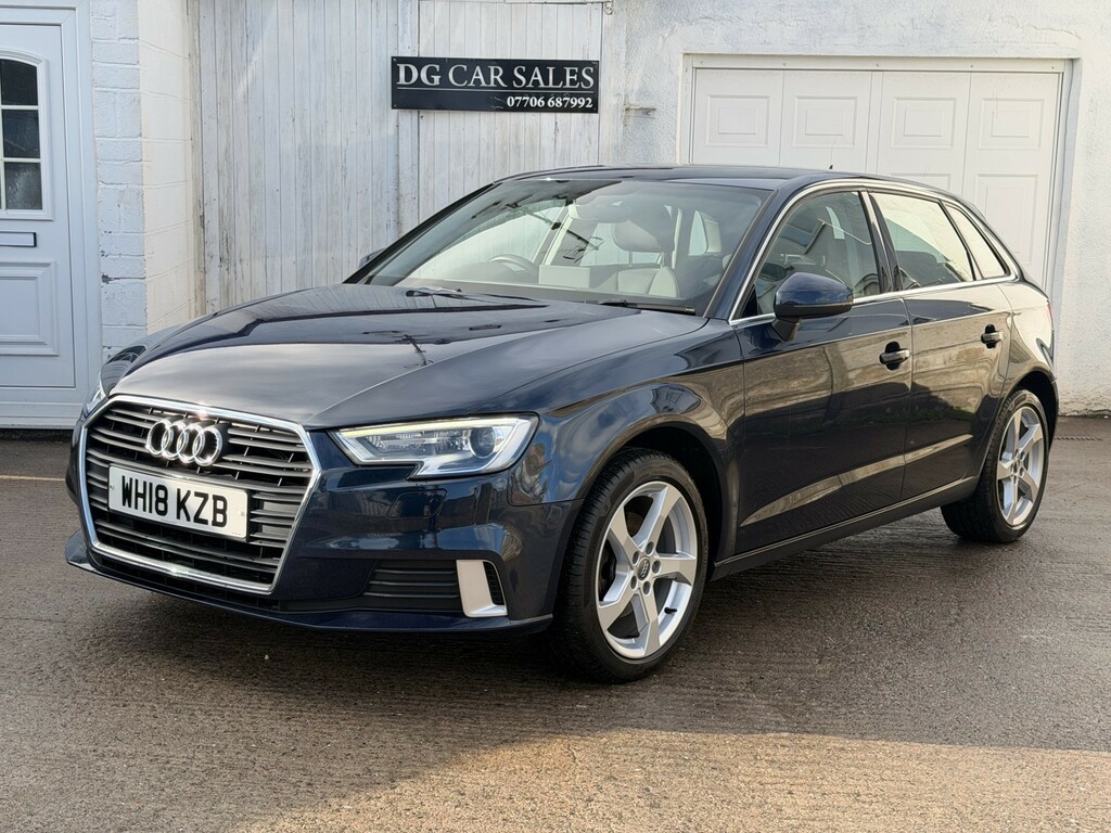 Audi A3 Hatchback 2.0 Tdi Sport 201818 WH18KZB Blue #6