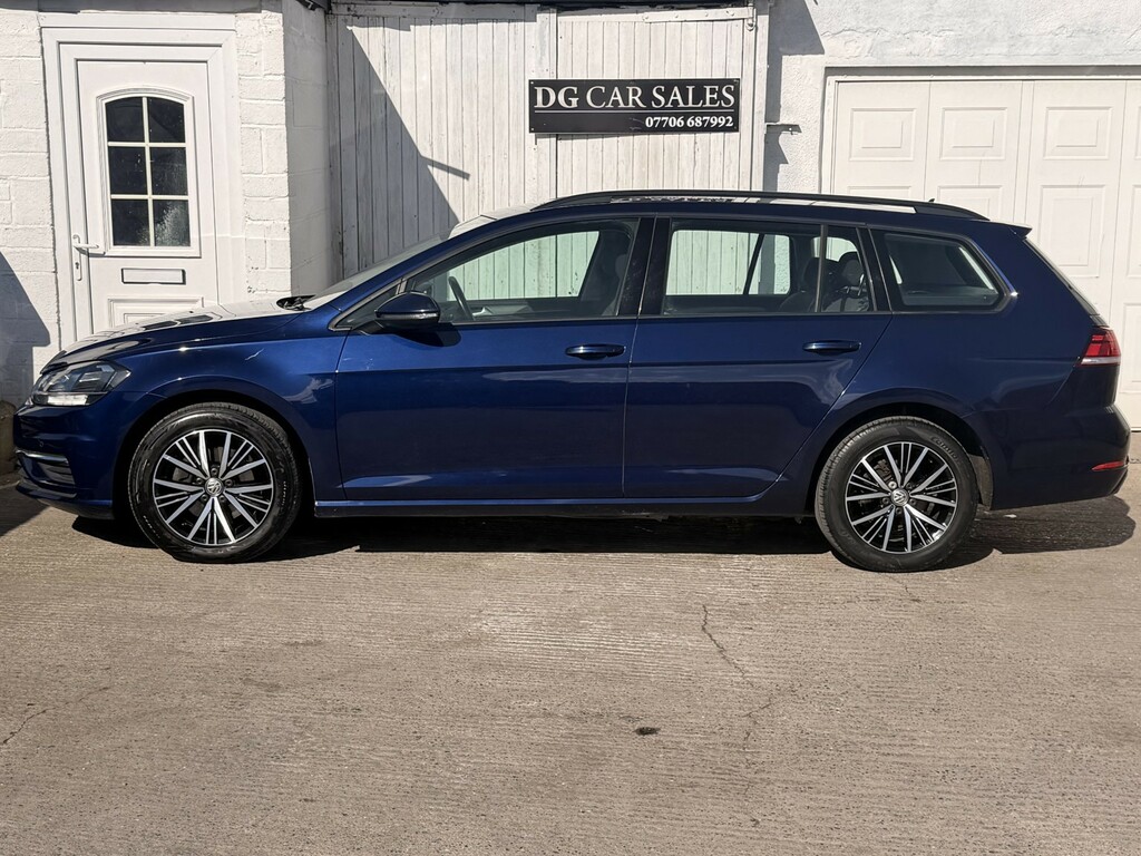 Volkswagen Golf Estate 1.6 Tdi Se Nav 201818 YD18YZF Blue #2