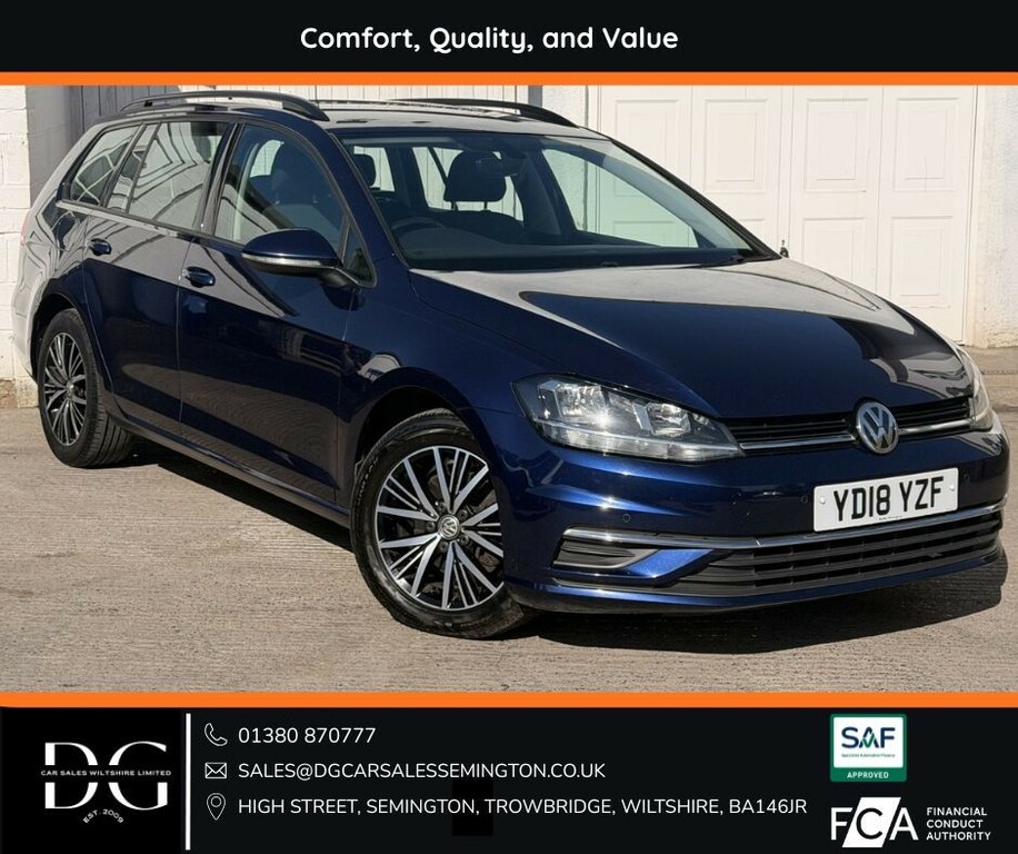 Volkswagen Golf Estate 1.6 Tdi Se Nav 201818 Blue