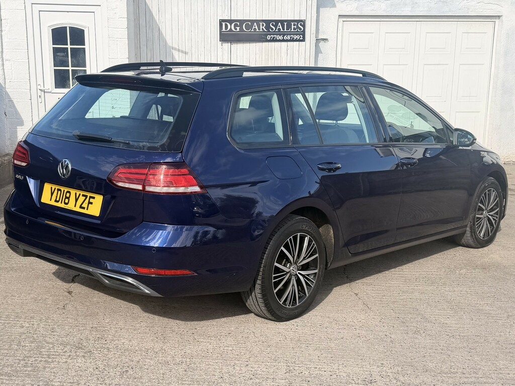 Volkswagen Golf Estate 1.6 Tdi Se Nav 201818 YD18YZF Blue #3