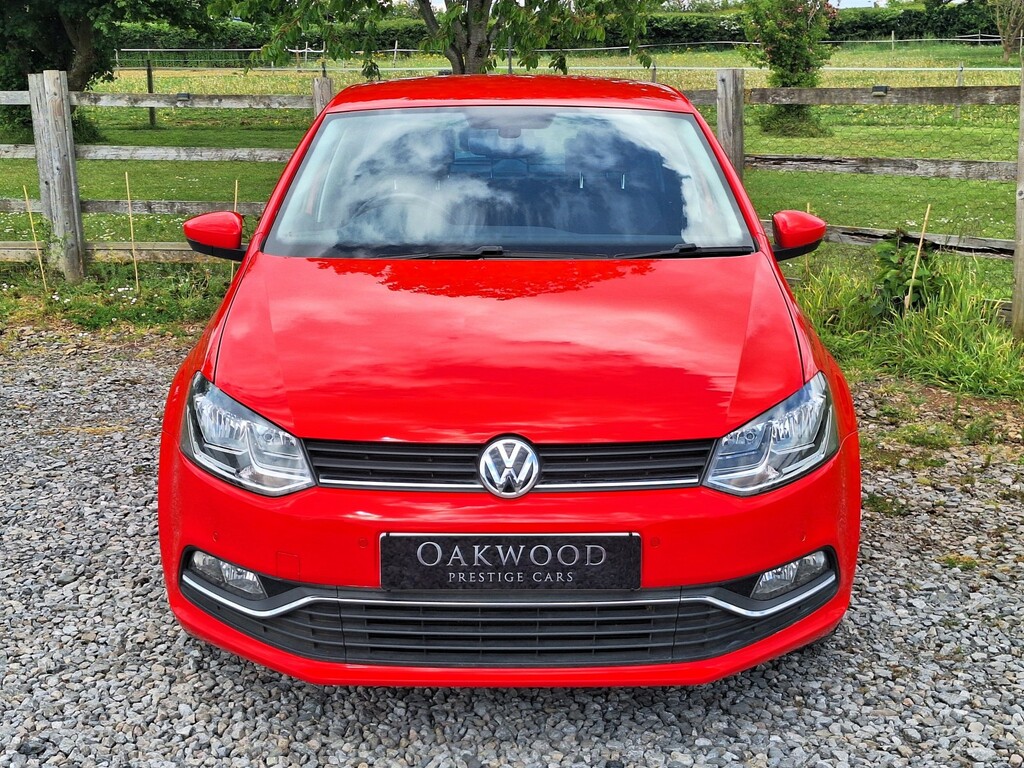Volkswagen Polo Hatchback 1.2 Tsi Bluemotion Tech Match Edition 2 YL17XKW Red #6