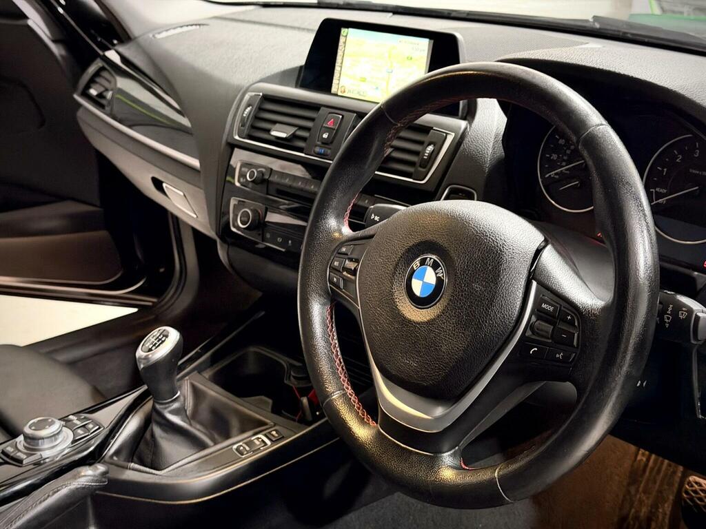BMW 1 Series Hatchback 1.6 118I Sport Euro 6 Ss 201565 G14GGF Black #6