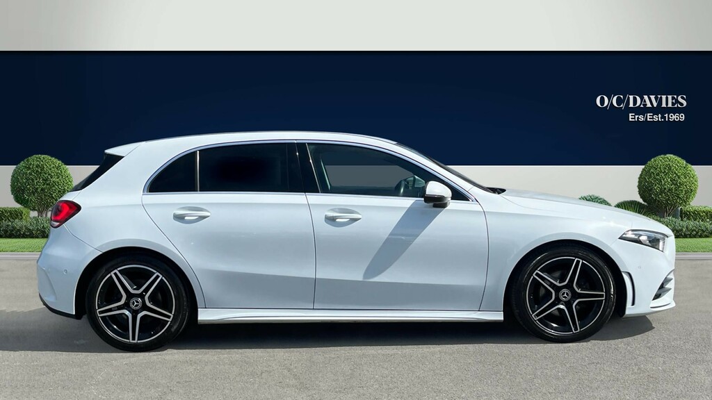 Mercedes-Benz A Class 1.3 A200 Amg Line Executive Hatchback BD20KZR White #2