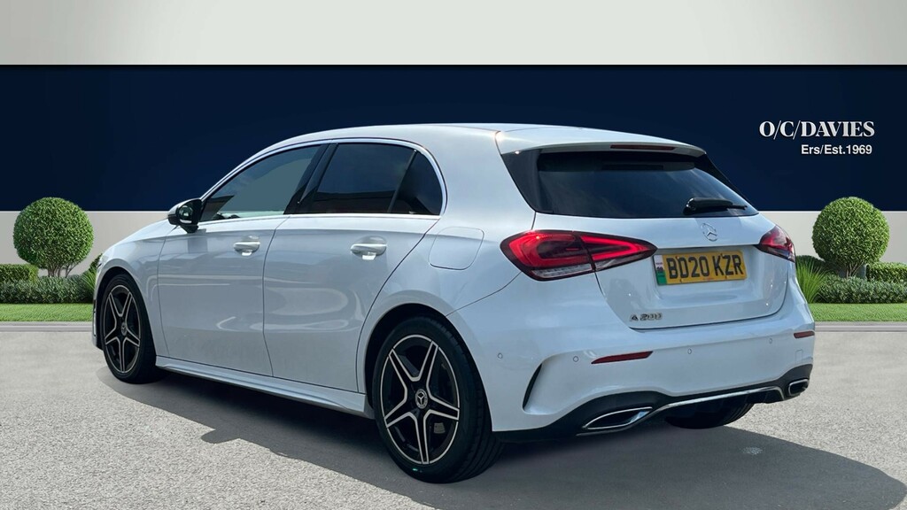 Mercedes-Benz A Class 1.3 A200 Amg Line Executive Hatchback BD20KZR White #3