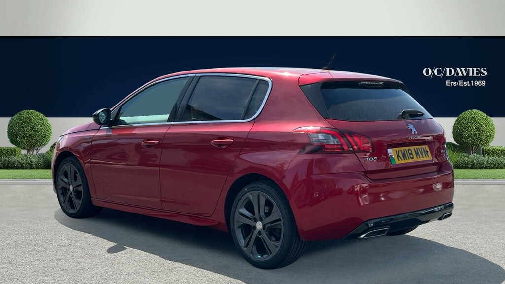 Peugeot 308 1.2 Puretech Gt Line Hatchback E KW18MVN Red #3