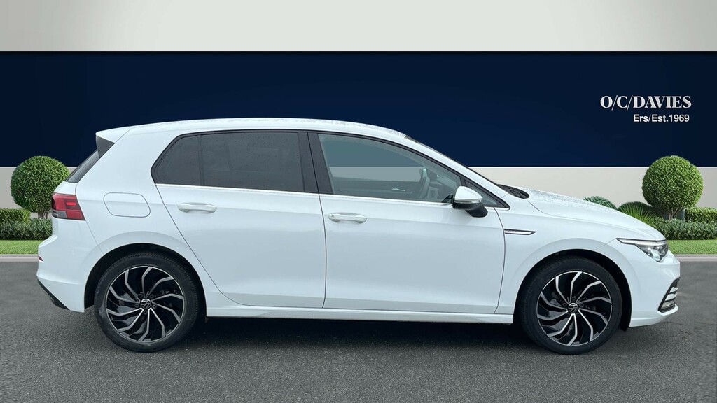 Volkswagen Golf 1.5 Tsi Style Edition Hatchback CU23YWP White #2