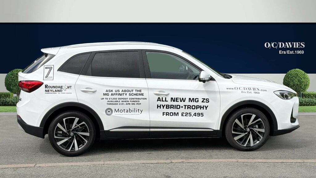 MG ZS 1.5 Hybrid Trophy Suv Hybrid Euro CP26FHU White #2