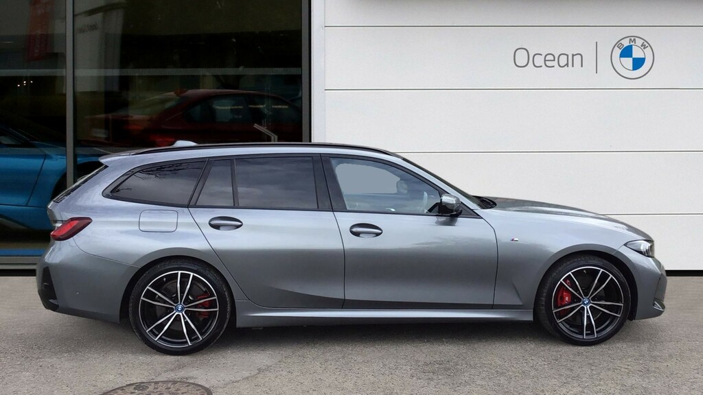 BMW 3 Series Estate YE24HRK Grey #3