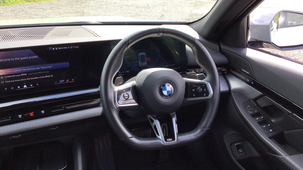 BMW 5 Series Saloon WL24AOG Grey #5