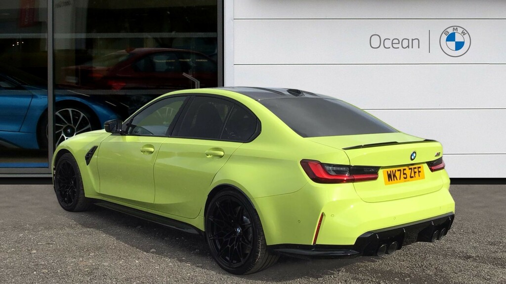 BMW M3 Saloon Yellow #2