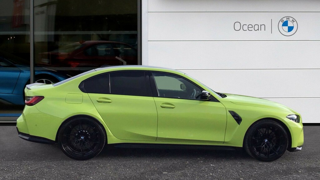 BMW M3 Saloon Yellow #3
