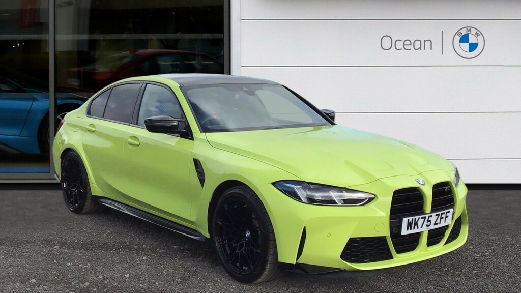 BMW M3 Saloon Yellow