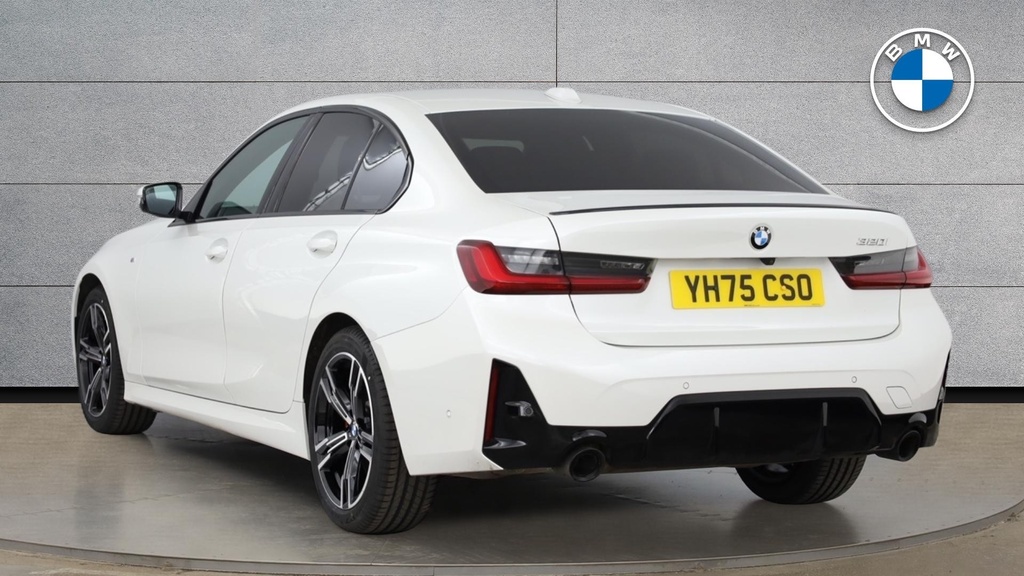 BMW 3 Series Saloon White #2