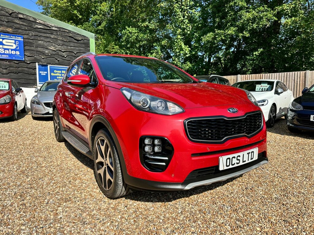 Kia Sportage 1.7 Crdi Gt-line Edition Euro 6 Ss PF17GVZ Red #2