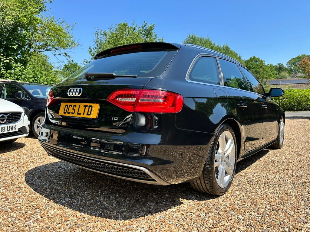Audi A4 Avant 2.0 Tdi S Line Euro 6 Ss Nav GF65ZHT Black #4