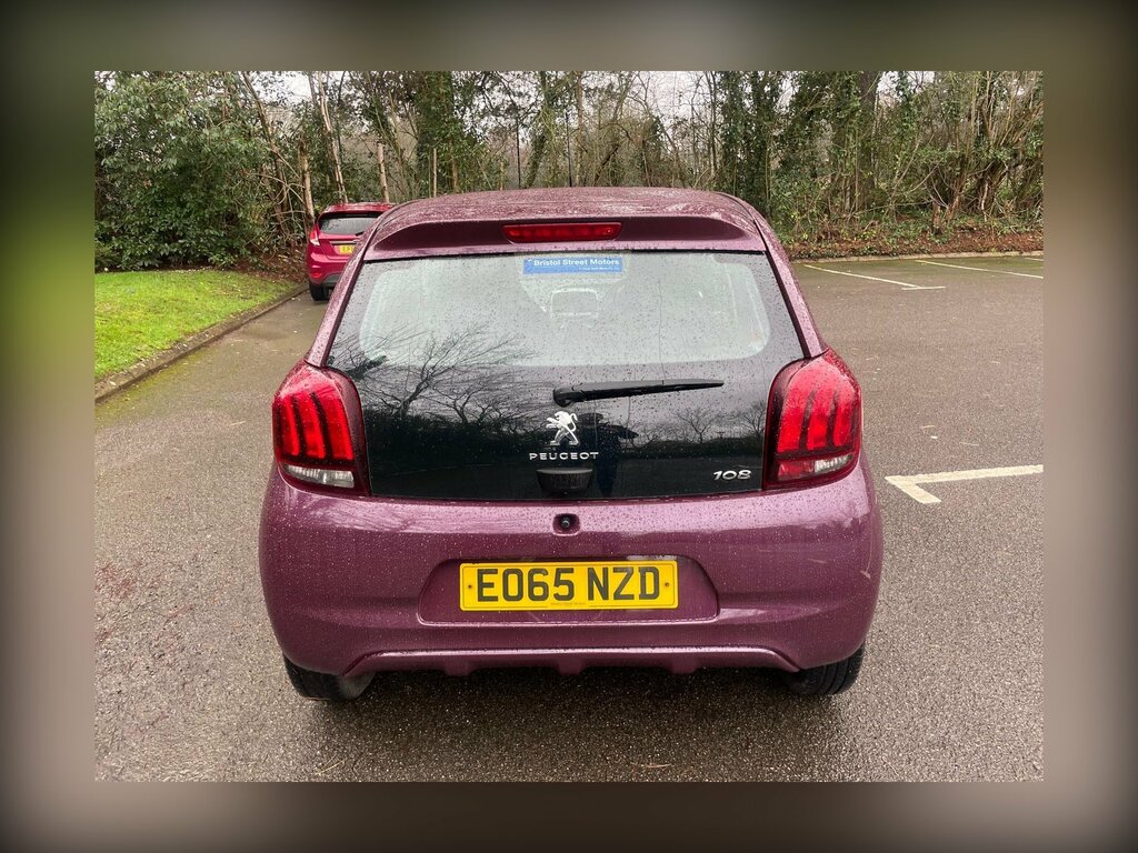 Peugeot 108 1.0 Active Hatchback Euro 6 68 EO65NZD Purple #4