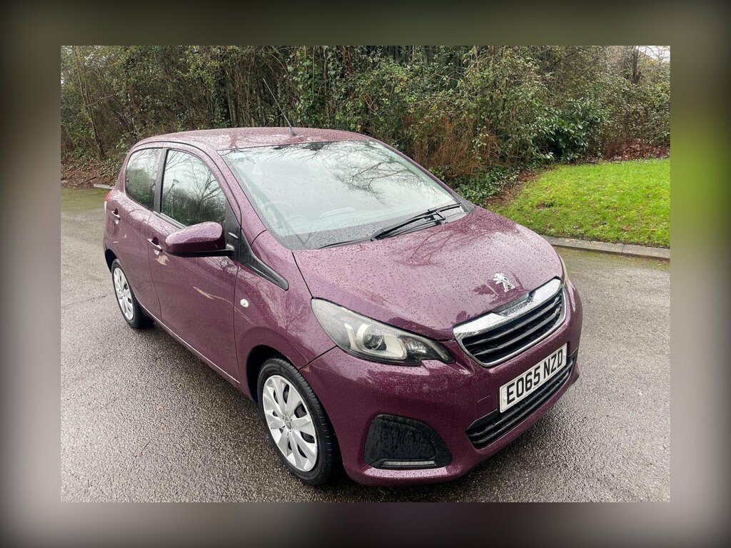 Peugeot 108 1.0 Active Hatchback Euro 6 68 EO65NZD Purple #3