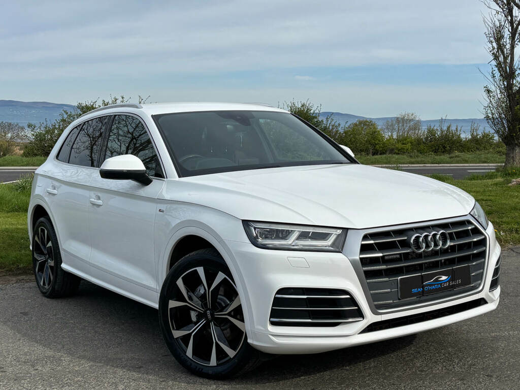 Audi Q5 2.0 Tdi Quattro S Line S Tronic SO18KVH White #2