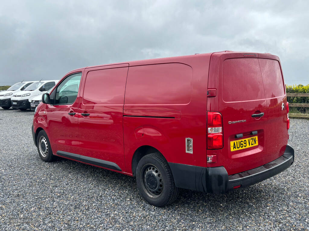 Citroen Dispatch 1400 2.0 Bluehdi 120 Van Enterprise AU69VZN Red #3