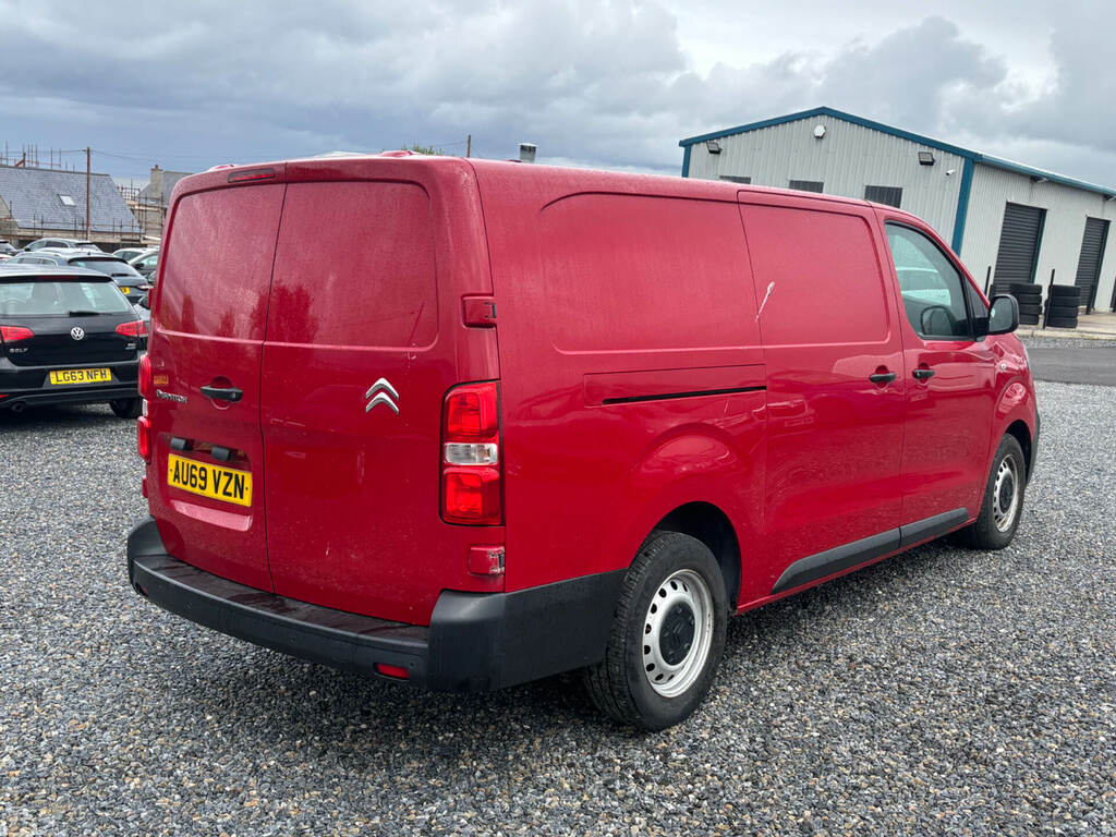 Citroen Dispatch 1400 2.0 Bluehdi 120 Van Enterprise AU69VZN Red #4
