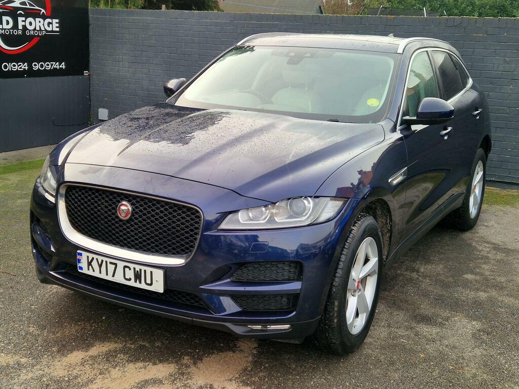 Jaguar F-Pace 2.0 D180 Portfolio Awd Euro 6 Ss KY17CWU Blue #4
