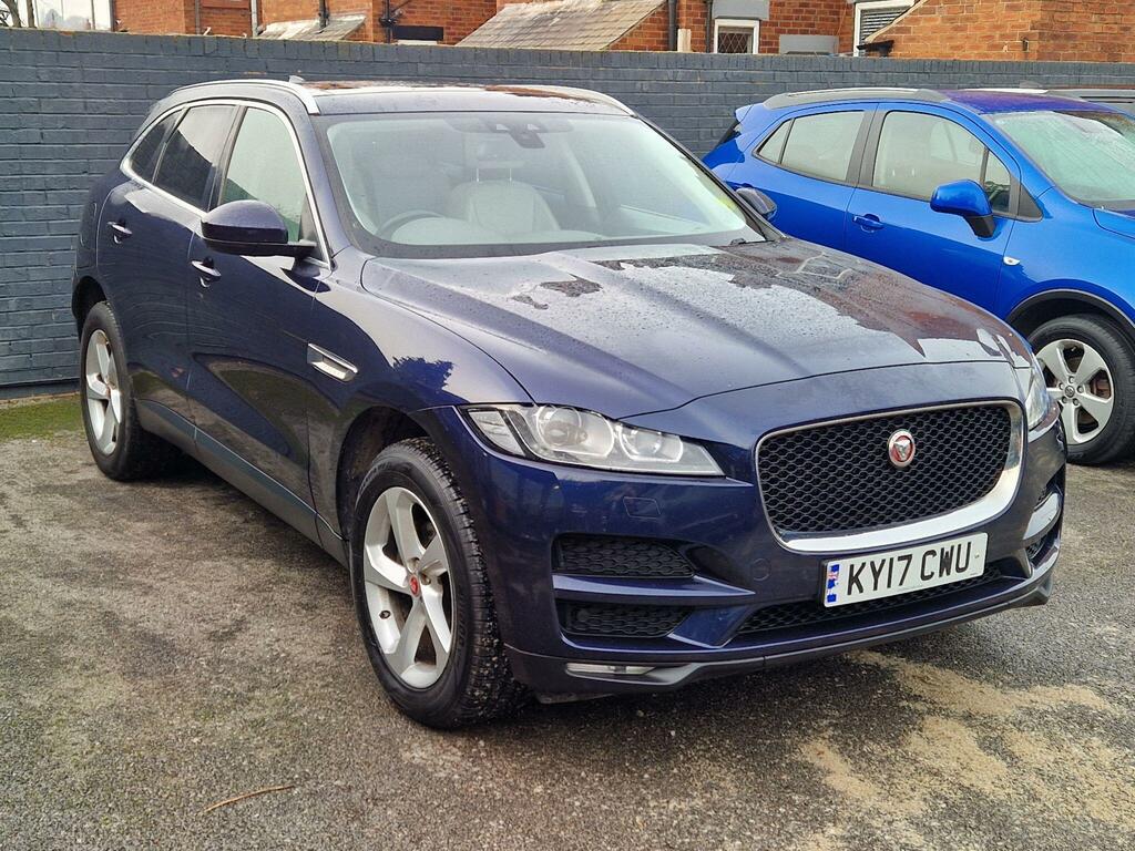 Jaguar F-Pace 2.0 D180 Portfolio Awd Euro 6 Ss KY17CWU Blue #2