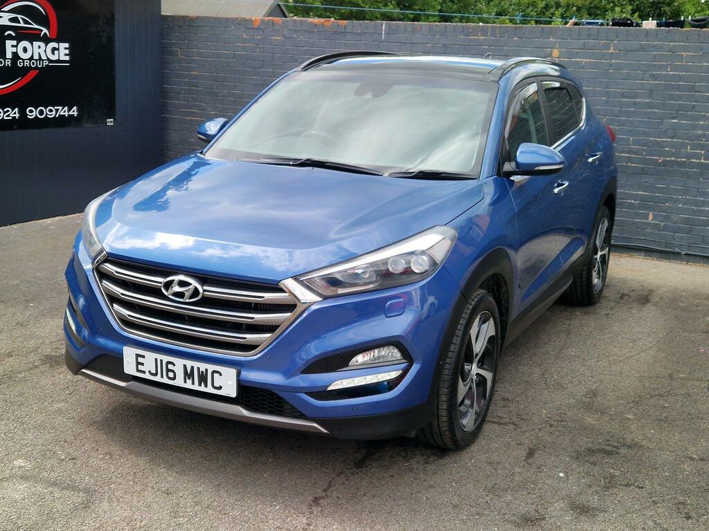 Hyundai Tucson 2.0 Crdi Premium Se 4Wd Euro 6 EJ16MWC Blue #4