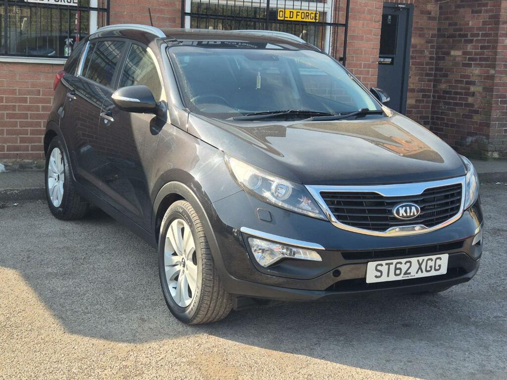 Kia Sportage 1.7 Sportage 3 Sat Nav Crdi ST62XGG Black #2