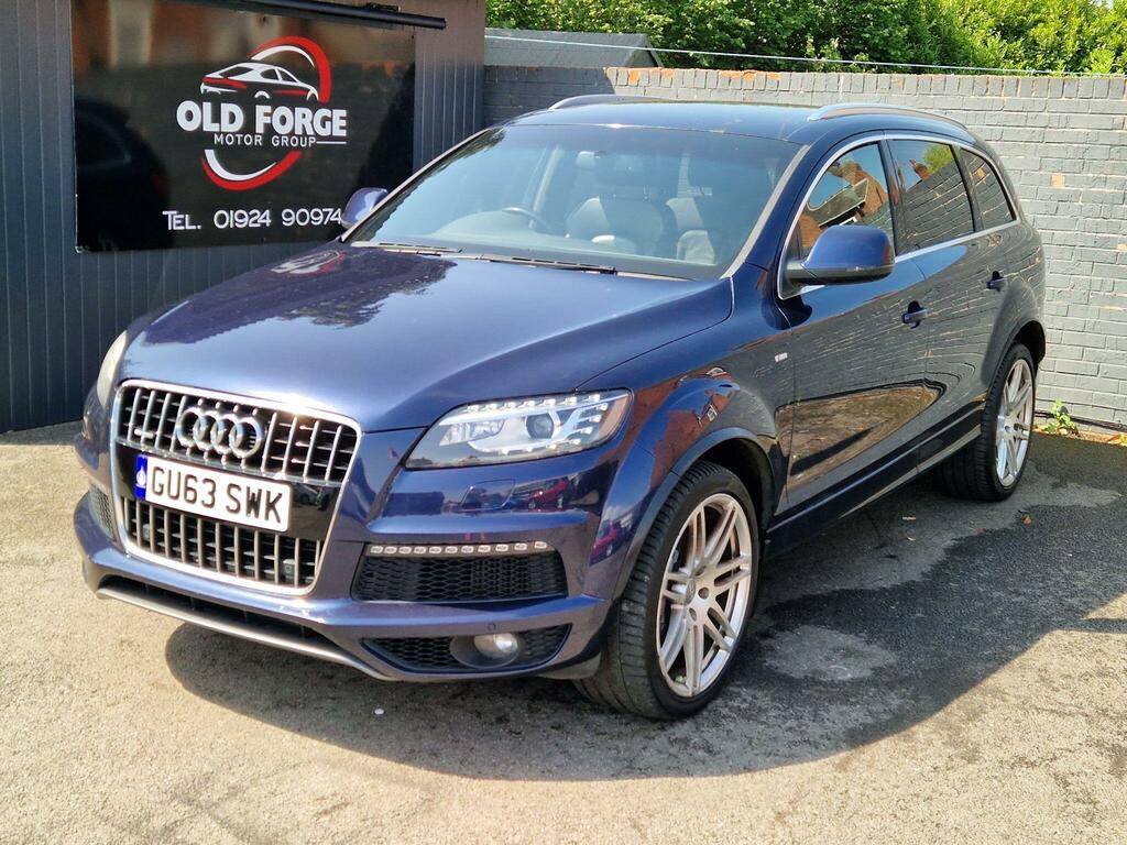 Audi Q7 3.0 Tdi V6 S Line Plus Tiptronic Quattro Euro 5 S GU63SWK Blue #4