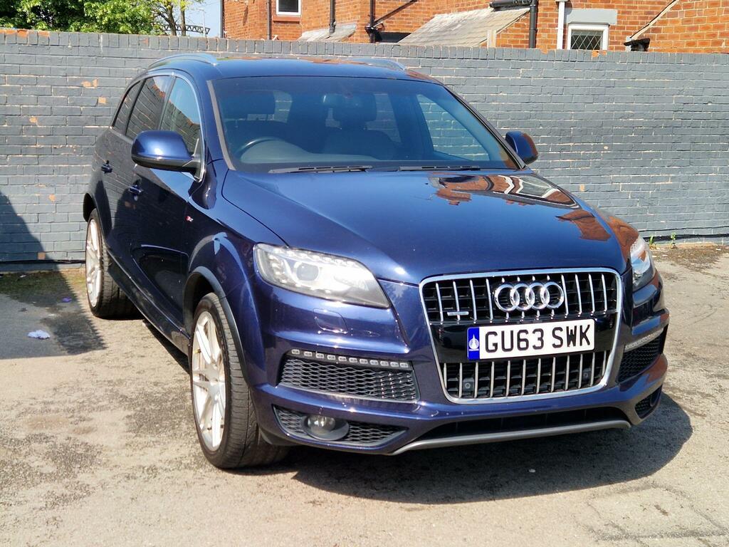 Audi Q7 3.0 Tdi V6 S Line Plus Tiptronic Quattro Euro 5 S GU63SWK Blue #2