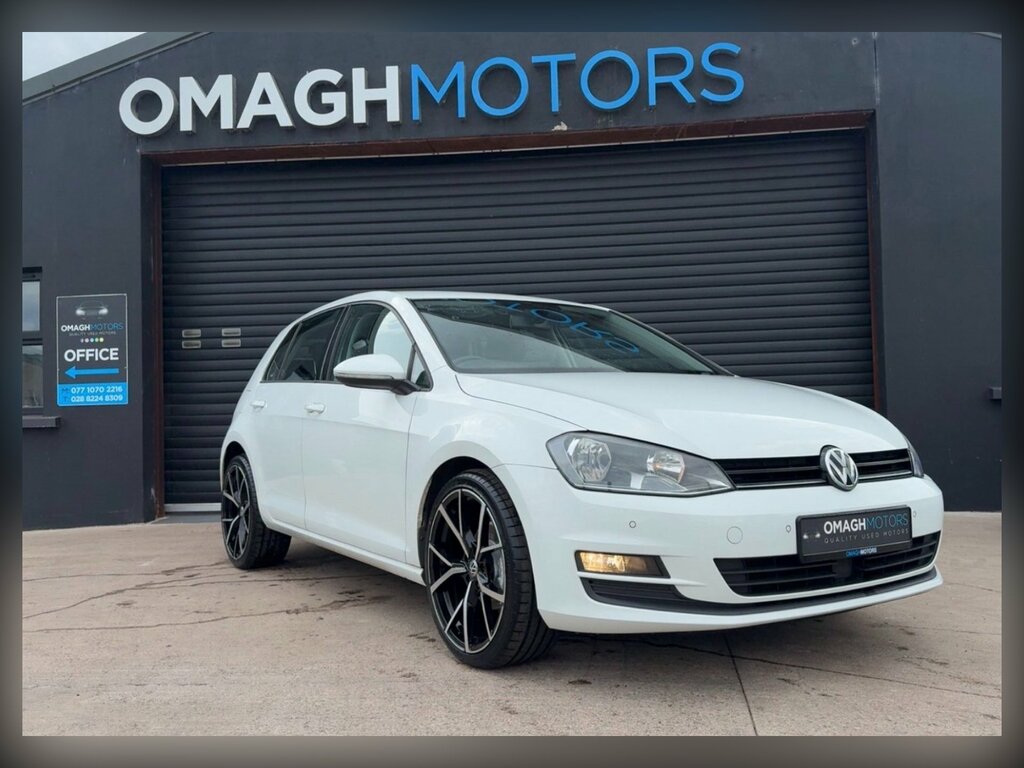 Volkswagen Golf 1.6 Tdi Bluemotion Tech Match Hatchback White