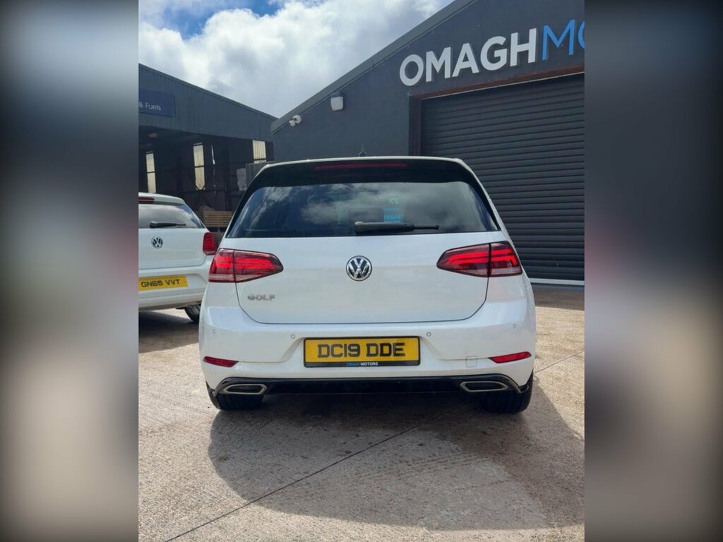 Volkswagen Golf 2.0 Tdi R-line Hatchback Dsg Euro 6 S DC19DDE White #2