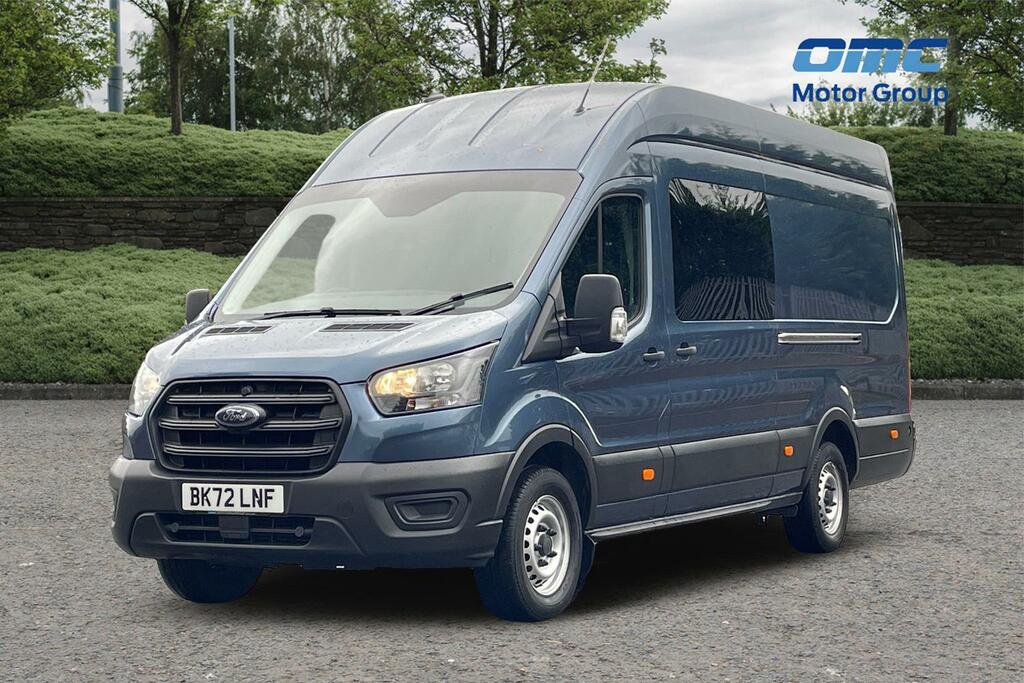 Ford Transit Custom 2.0 Ecoblue Hybrid 130Ps H3 Leader Van Blue