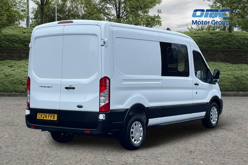 Ford Transit Custom 2.0 Ecoblue 130Ps H2 Trend Double Cab Van CK24FFB White #4