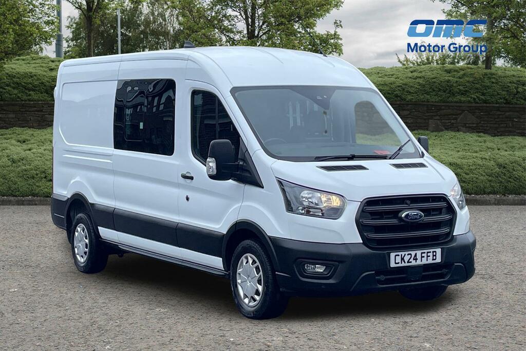 Ford Transit Custom 2.0 Ecoblue 130Ps H2 Trend Double Cab Van CK24FFB White #2