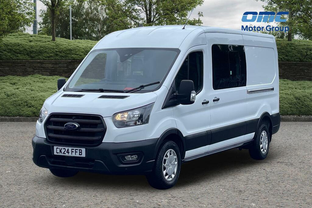 Ford Transit Custom 2.0 Ecoblue 130Ps H2 Trend Double Cab Van White