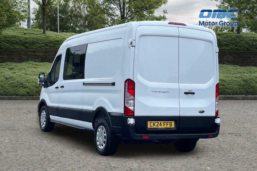 Ford Transit Custom 2.0 Ecoblue 130Ps H2 Trend Double Cab Van CK24FFB White #3
