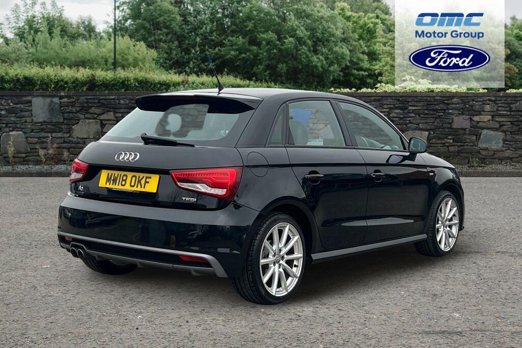 Audi A1 1.4 Tfsi S Line Nav S Tronic MW18OKF Black #3